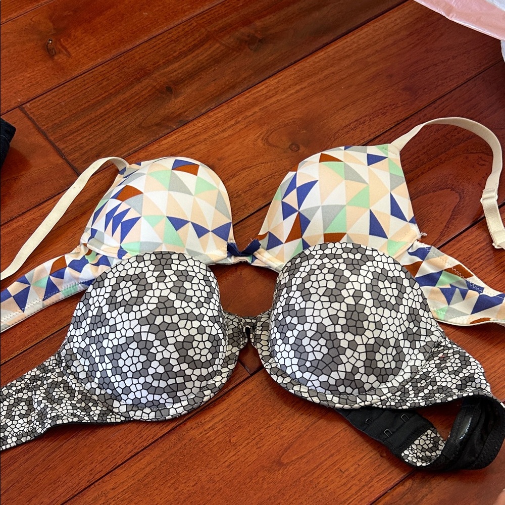 Lou Lou & Company Geometric and Floral Bras